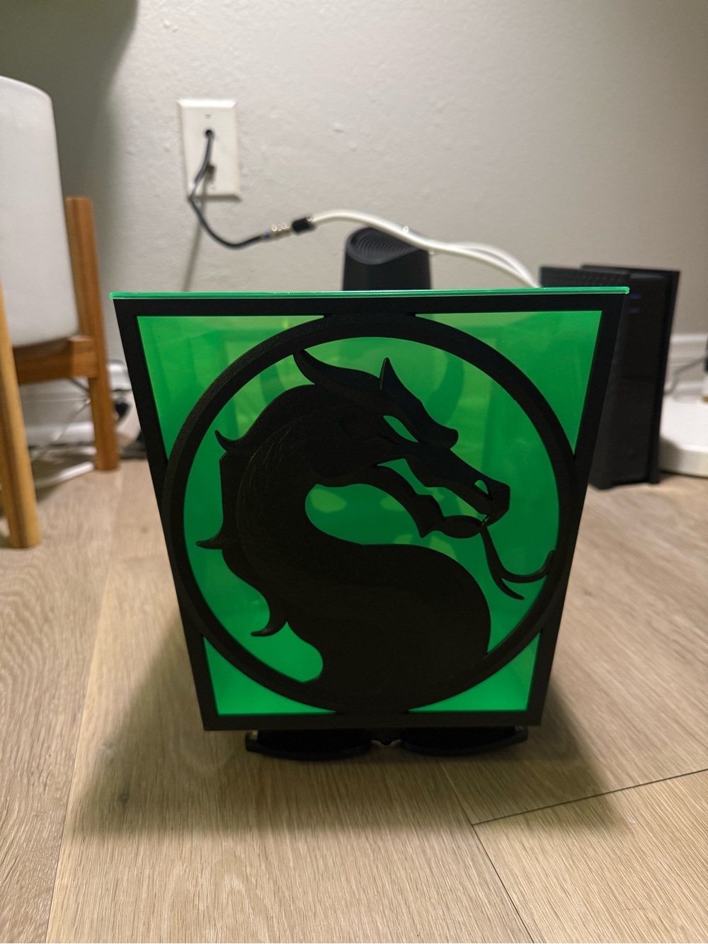Mortal Kombat 2 Sillouette Square Regal Popcorn Bucket